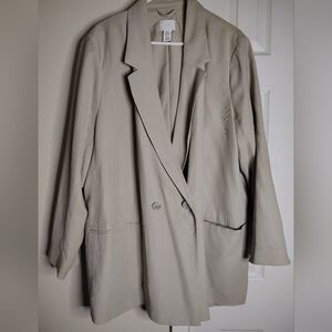 Women's pale Lt green Cream Blazer